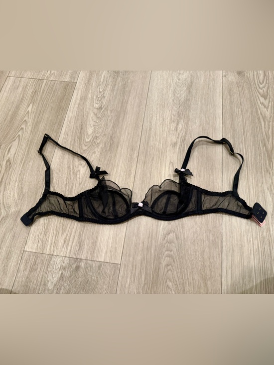 Agent Provocateur Other - Agent Provocateur Black Sheer Underwire Bow Bra. UK32B. New w/out Tag
